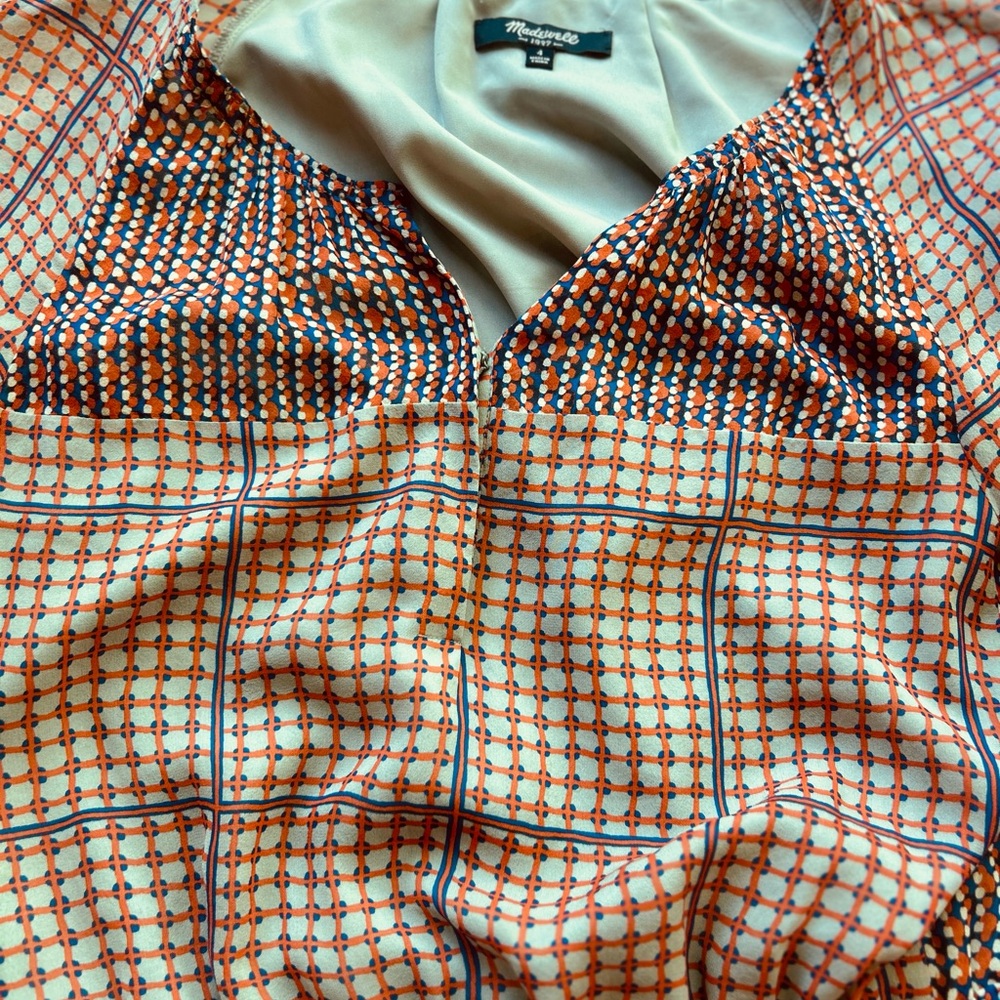 Madewell Multicolor Patterned Blouse - Picture 11 of 11